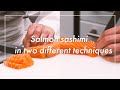 2 MUST-KNOW sashimi slicing techniques: Hira-zukuri and Sogi-zukuri