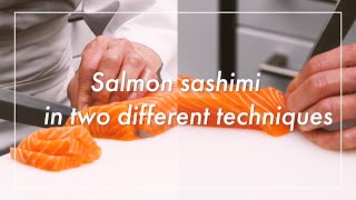 (Intro version) 2 MUST-KNOW sashimi slicing techniques: Hira-zukuri and Sogi-zukuri