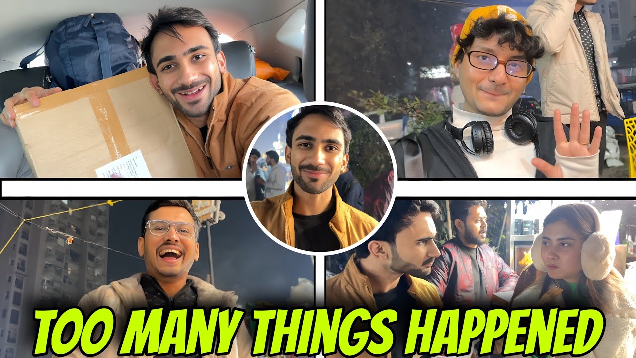 Too many things happened in a day😳😆