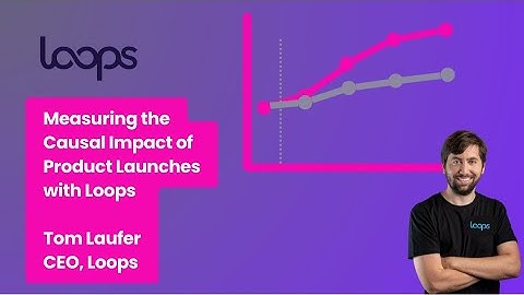 Measuring the Causal Effect of Product Releases, with Loops
