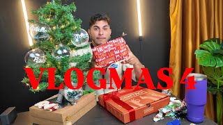 Vlogmas 4 - unboxing de regalos de navidad pero sin vida social