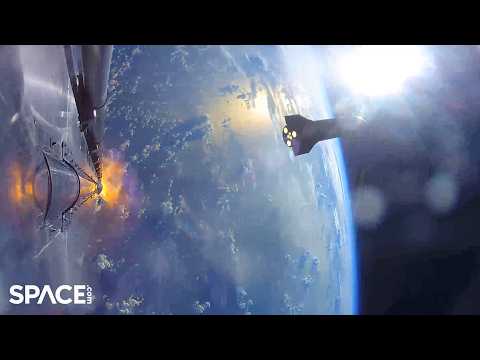 Wow! SpaceX Starship Flight 14 Stage Separation in Epic Views
