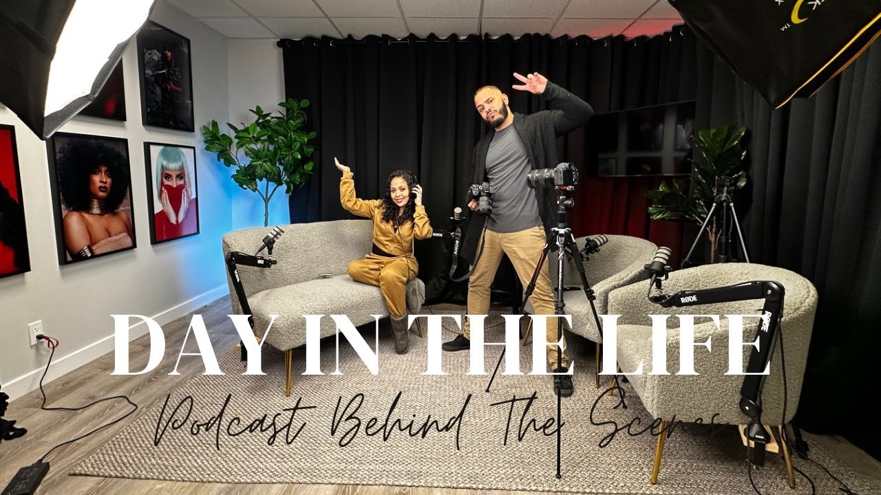 Day in the Life Podcast Day | Studio Rearrangement | Behind the Scenes ...