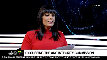 Discussing the African National Congress Integrity Commission