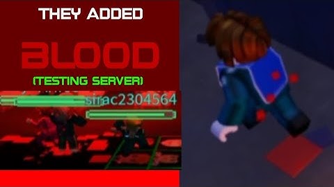 They added...... BLOOD !!!??? (testing) - Squid Game X - Roblox