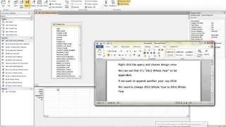 How to change the table to be appended in Access Append Query