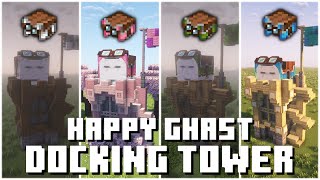 How To Build A Happy Ghast Docking Tower - Minecraft Tutorial