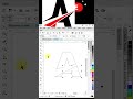 A letter logo create in coreldraw x7, #logo in coreldraw #coreldrawtutorialhindi #coreldrawtutorial