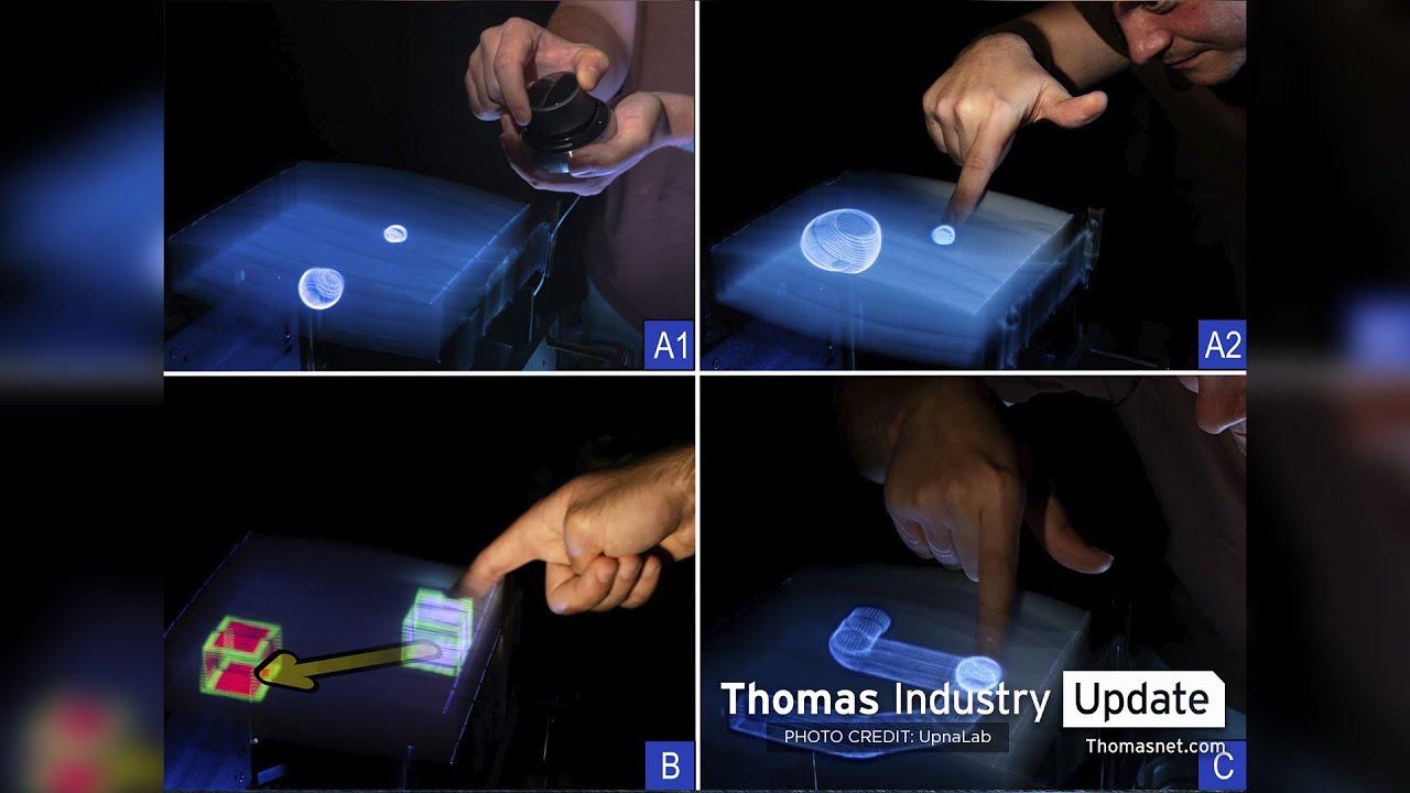 Display Brings Touch to 3D Holograms - YouTube
