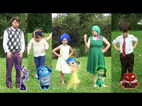 DIY Inside Out Family Halloween Costumes and DisneyBounding  (Disney Pixar)