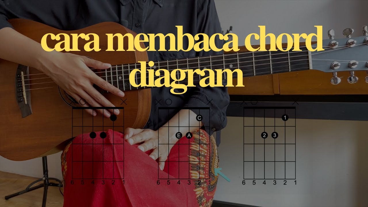 cara baca chord diagram untuk pemula - YouTube