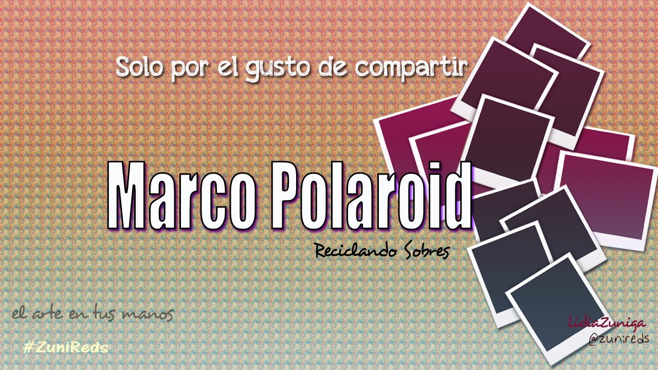 COMO HACER MARCOS POLAROID PARA TUS FOTOS manualidades de animales