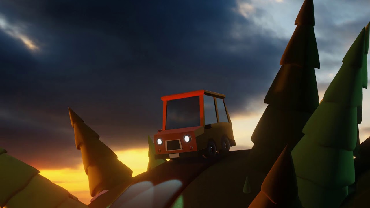 3D Looping Animation - Blender - Around the World - YouTube