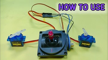 Multiple servo control with joystick and arduino 2022