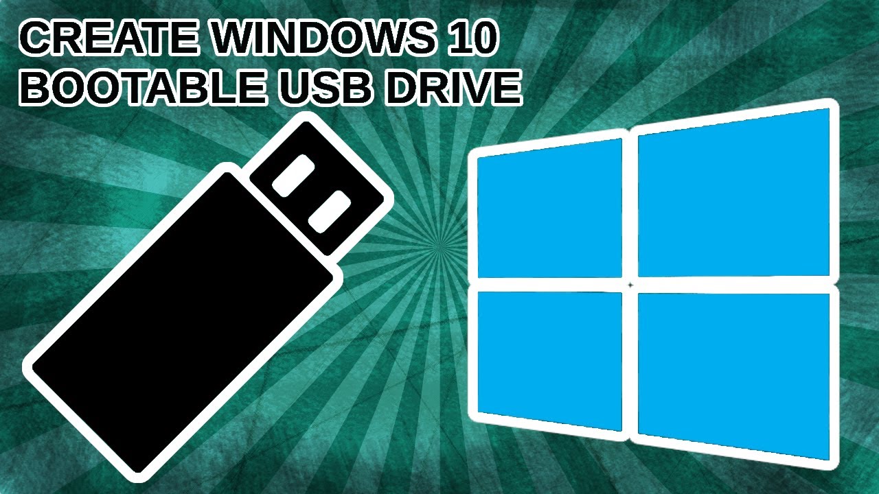 how to make a usb drive bootable from windows 10