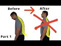 how to improve your posture at home part 1