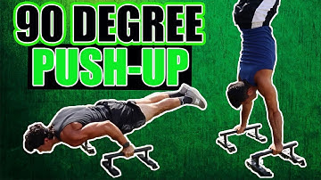 HOW TO DO A 90 DEGREE HANDSTAND PUSH UP/HARDEST PUSH UP VARIATION EVER!!