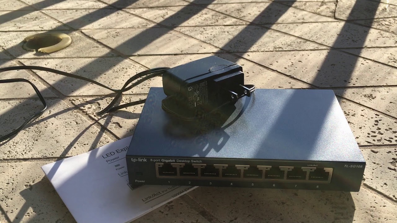 Tp Link 8 Port Gigabit Ethernet Network Switch Ethernet Splitter Metal P Unmanaged Tl Sg108 Youtube