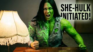 Woman Becomes Giant She-Hulk! Transformation Skit