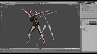 Make walk cycle with Blender2.8 and Mocap connector