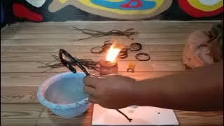 cara membuat gelang akar bahar# akar bahar