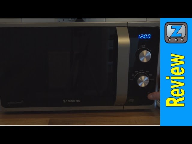 Samsung MS23F301EAS Microwave Review - YouTube