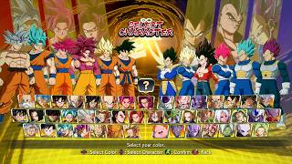 Goku Forms Vs Vegeta Forms - Dragon Ball FighterZ