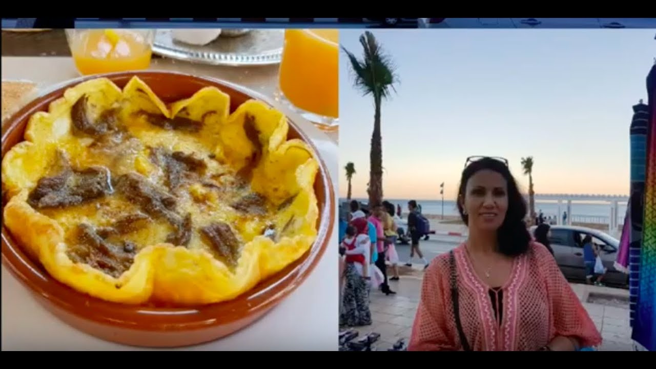 Petit déjeuner Fassi . Marina Smir nord du Maroc 