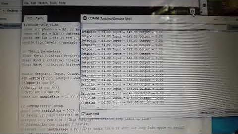 Kendali PID cahaya&suhu