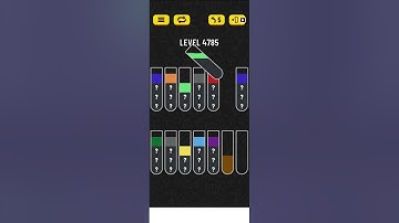 water sort puzzle level 4785