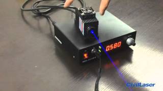 dpss laser 450nm 500mw blue Solid-state laser -- from www.civillaser.com