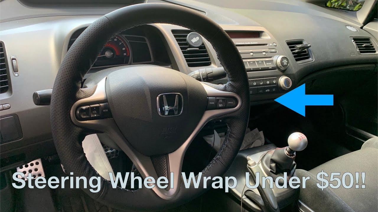 Customizing my Honda Civic Steering Wheel | Less Than $50