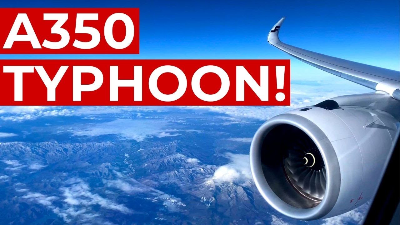 Finnair A350 TYPHOON Landing ✈ Helsinki to Tokyo Narita Business Class
