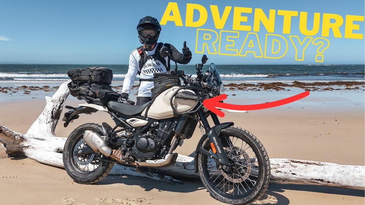 The Royal Enfield HIMALAYAN 450! Is it a good ADVENTURE bike?