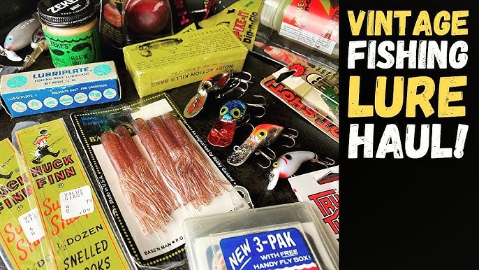 BASS ANGLER receives a box filled with VINTAGE LURES 