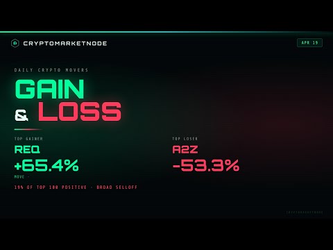 Gainers losers | Apr 19 2026 | CryptoMarketNode