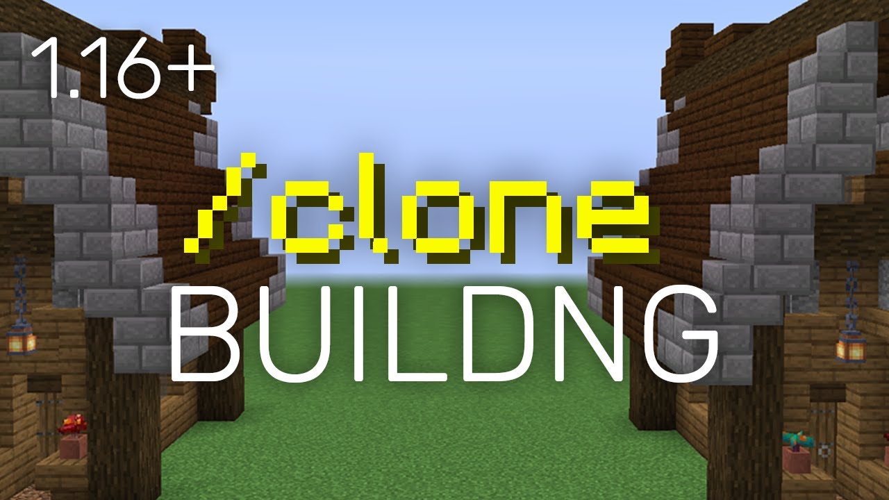 Minecraft /Clone Command Tutorial [1.18]