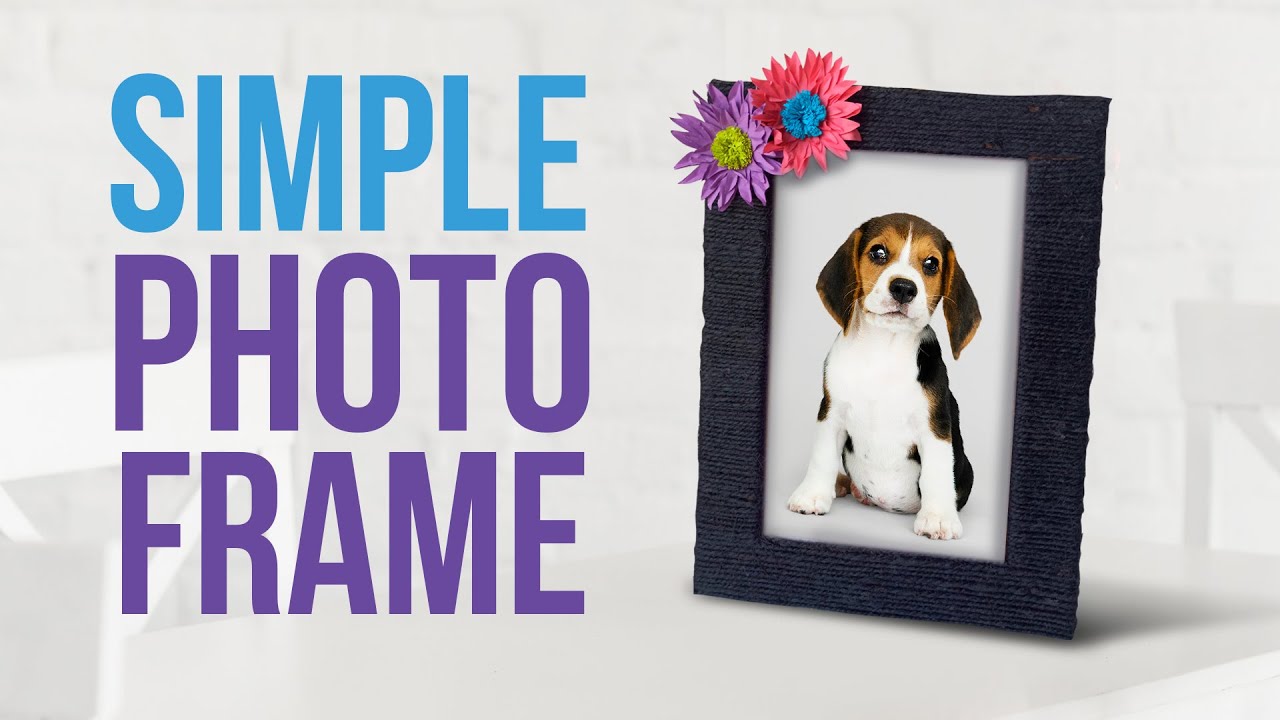 How To Make A Simple Photo Frame/Photo Frame/Handmade Photo frame/Best ...