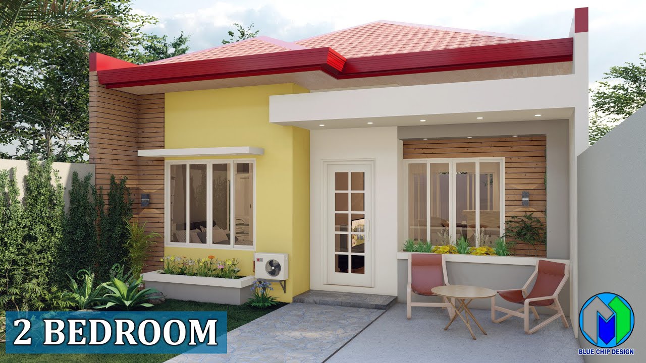 Small House Design | 2 Bedroom House Design Idea - YouTube