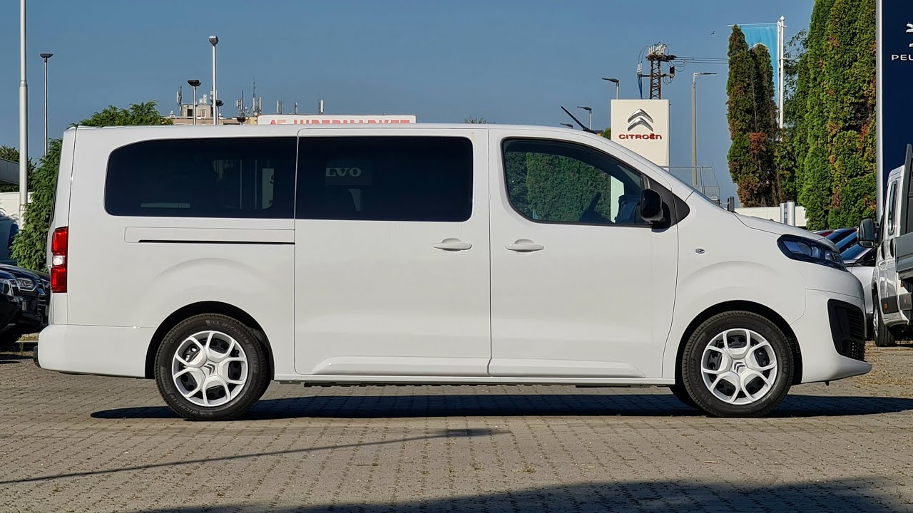 Citroën ë-SpaceTourer Business XL (9-seater) 75kWh 100kW 136HP Icy White