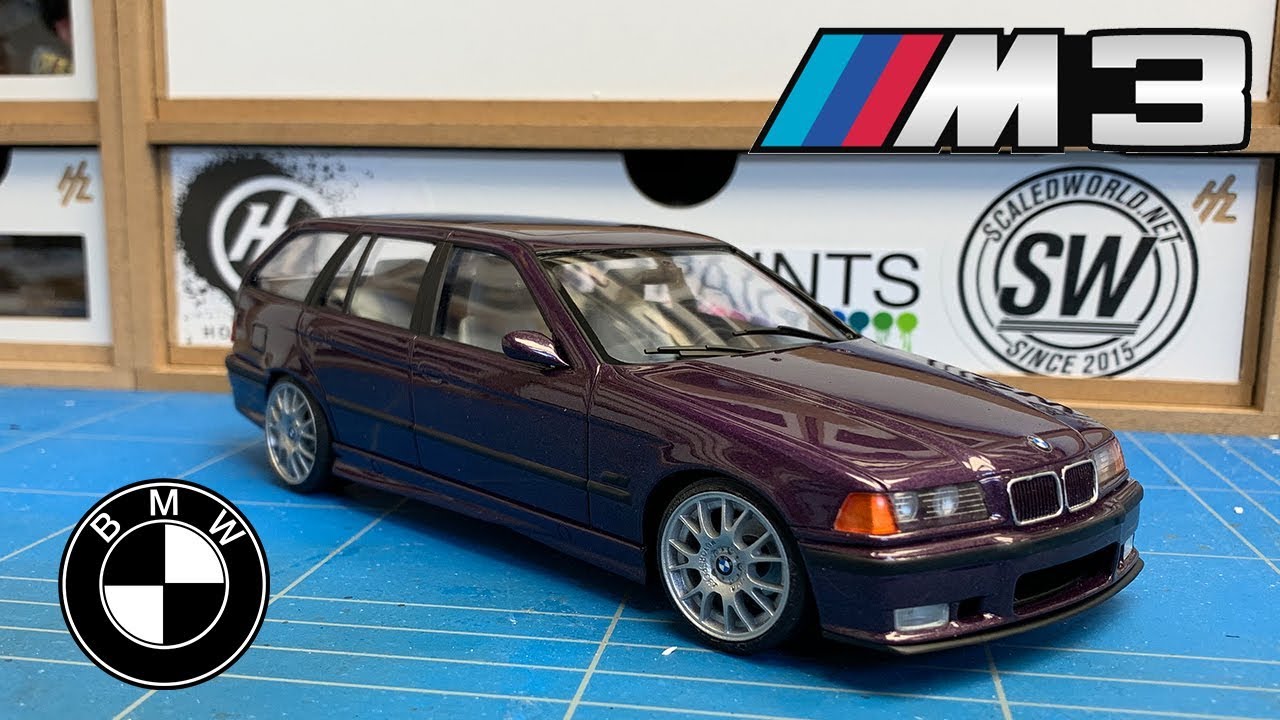 BMW E36 M3 Touring 1/24 Hasegawa/USCP Full Build Step by Step - YouTube