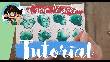 Light and Shadows- Shading Faces with Copic Markers