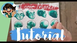 Light and Shadows- Shading Faces with Copic Markers