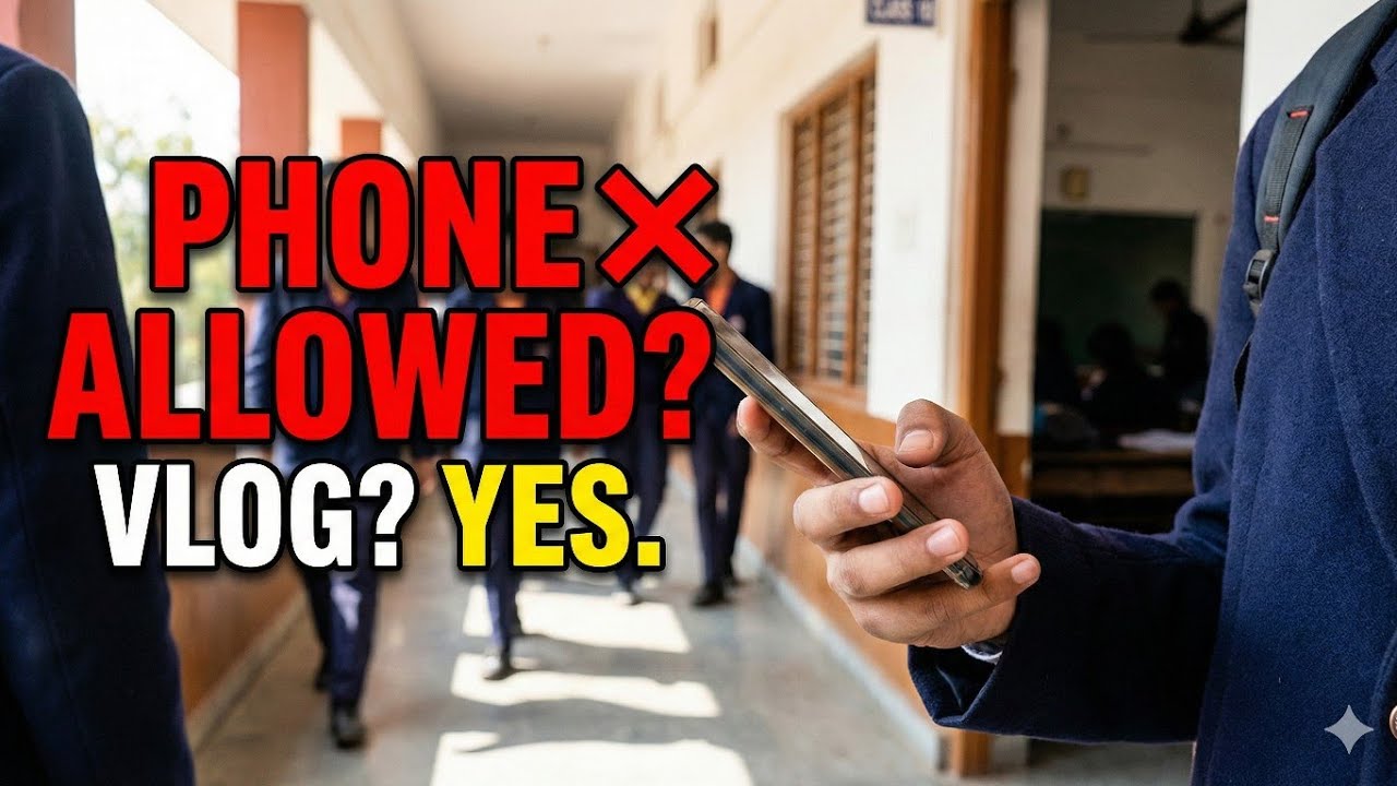 Phone Allowed? No. Vlog? Yes. | School Mini Vlog