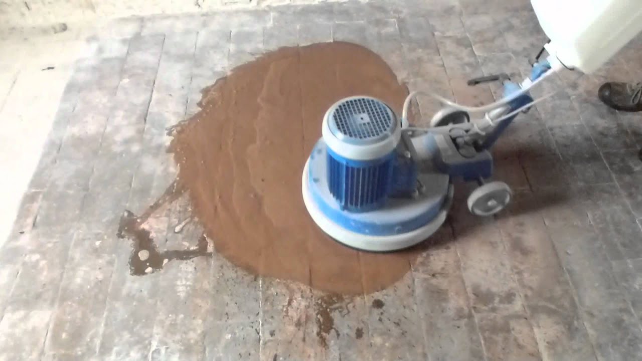 Monospazzola per la pulizia dei pavimenti in cotto youtube Come pulire i mattoni rossi esterni