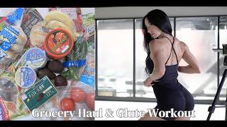 Off-Season Grocery Haul | Glute Workout