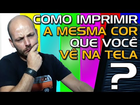 Vídeo: Como você imprime cores no papel?