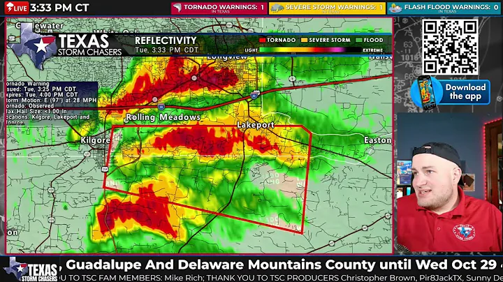 LIVE Now: Severe Thunderstorms and Tornadoes Across Texas (Oct 28, 2025)