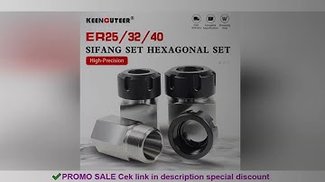 ER Square Hex Collet Block ER/25/32/40 Block Chuck Holder Workholding Holder for CNC Lathe Engraving