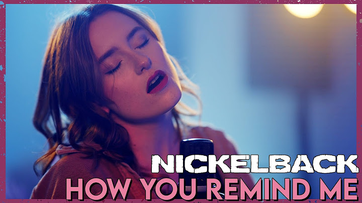 How You Remind Me Cover version - Cover performance video thumbnail